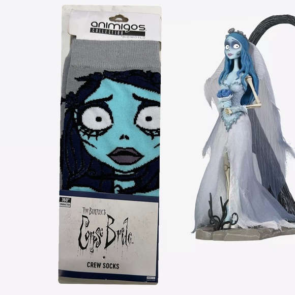 Warner Bros. Accessories - Warner Bros Corpse Bride Crew Socks